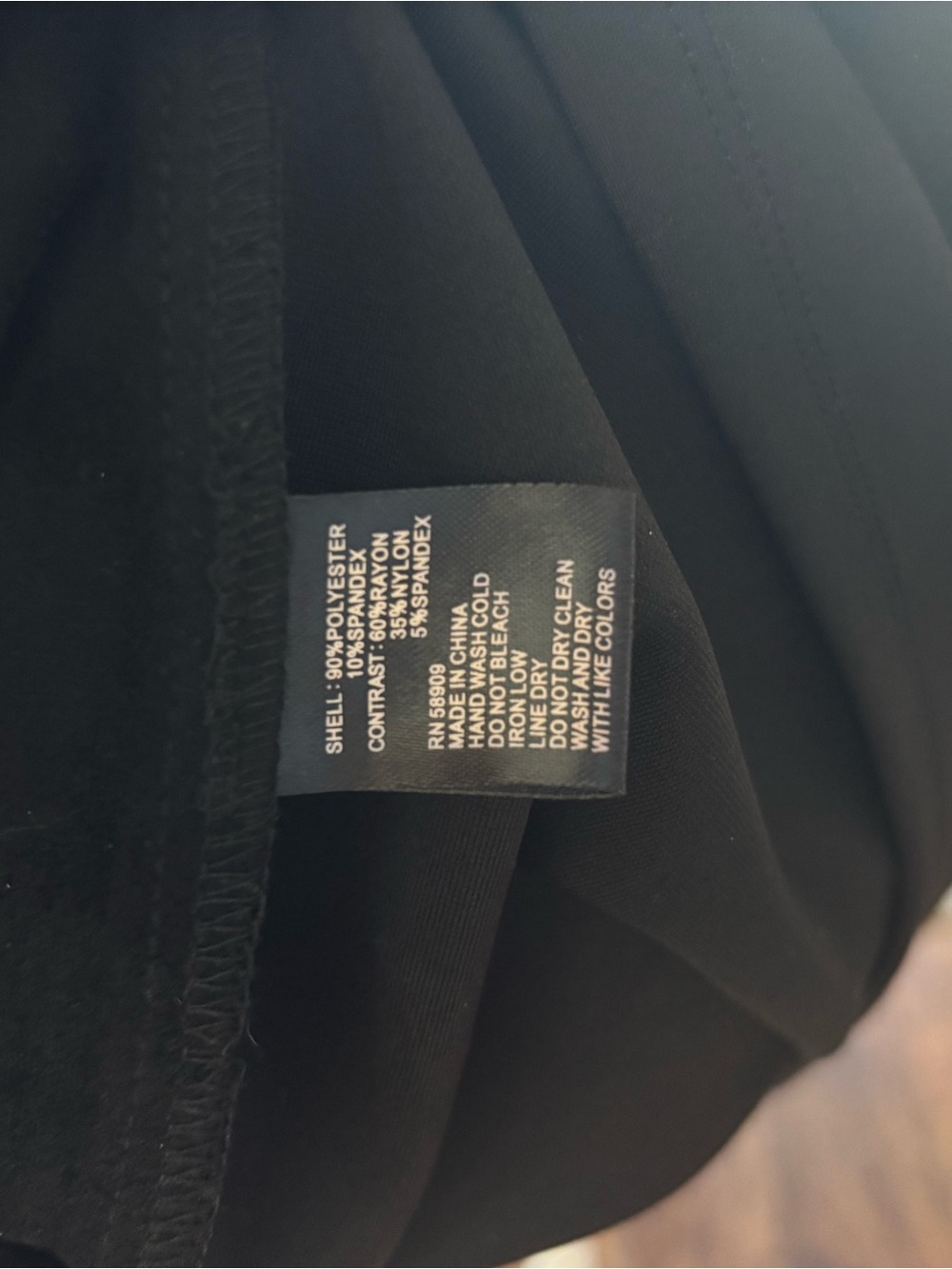Gianni Bini Black Long-Sleeve A-Line Dress with Stitch Detailing - Picture 4 of 5